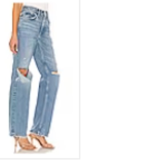 Re/Done 90s Comfy Jean in Sunfaded Destroy 29 - Picture 5 of 5